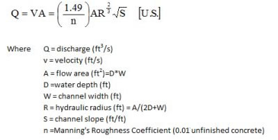 Manning's N Values (Roughness Coefficients) EngineerExcel, 59% OFF